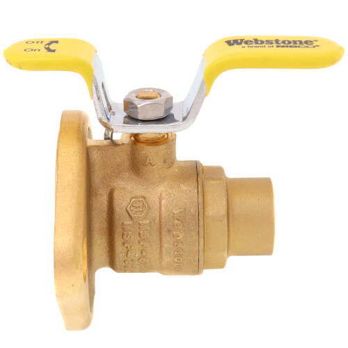 Main product image of 3/4" Sweat High Velocity Full Port Forged Brass Uni-Flange Isolator Flange w/ Rotating Flange (Lead Free)