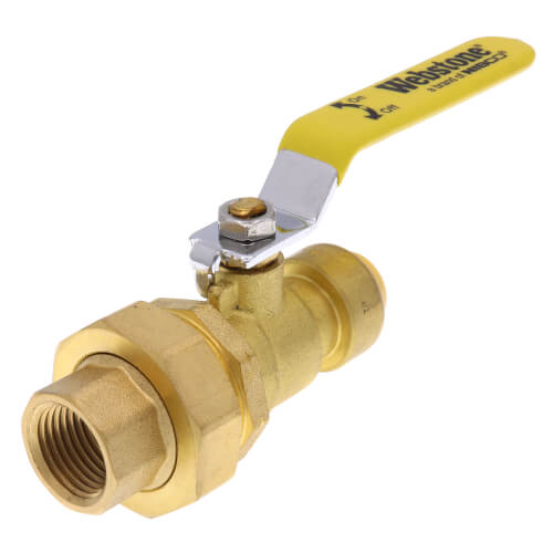 Main product image of 1/2" Push-Fit x FNPT Union Ball Valve (Lead Free)