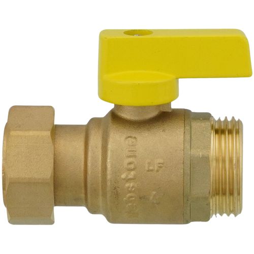 Main product image of 1" G1 Union × G1 Thread Isolation Brass Ball Valve (LF)