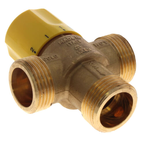 Main product image of 1/2" PEX Crimp Brass Thermostatic Mixing Valve (Lead Free)