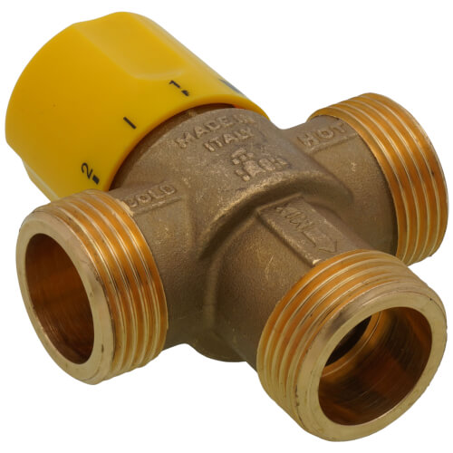 Main product image of 3/4" PEX Crimp Brass Thermostatic Mixing Valve w/ Check Valve (Lead Free)