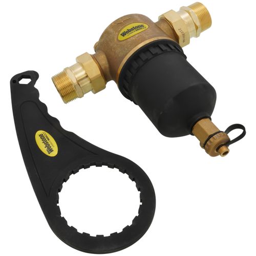 Main product image of 1-1/4" MIP Brass Magnetic Boiler Filter XL