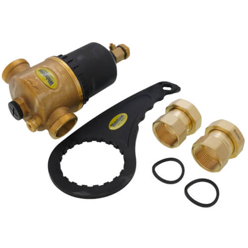 Main product image of 1-1/4" FIP Brass Magnetic Boiler Filter XL