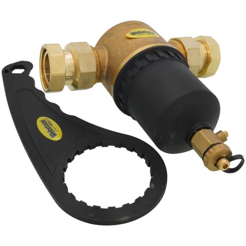 Main product image of 1-1/2" FIP Brass Magnetic Boiler Filter XL
