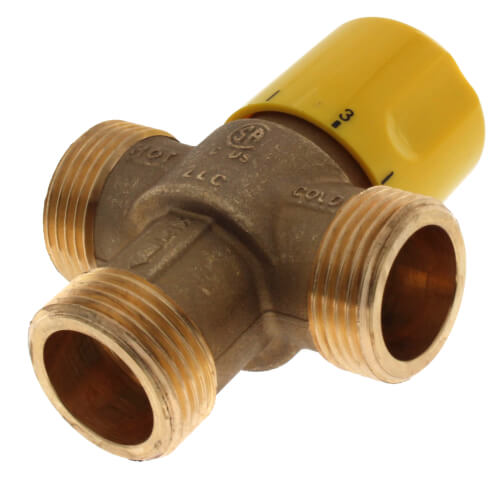 Main product image of 3/4" Sweat Thermostatic Mixing Valve w/ Check Valve (Lead Free)