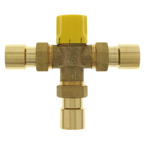 Main product image of 1" Sweat Thermostatic Mixing Valve w/ Check Valve (Lead Free)