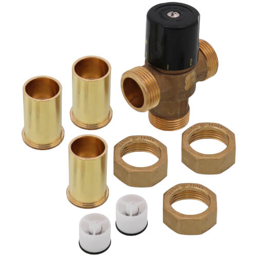 Main product image of 3/4" Sweat Thermostatic Mixing Valve w/ Check Valve, For High Temp (Lead Free)