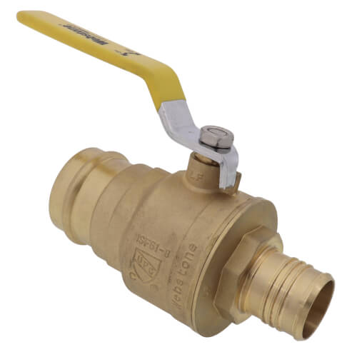 Main product image of 2" PEX Crimp x Press Full Port Brass Ball Valve, Lead Free