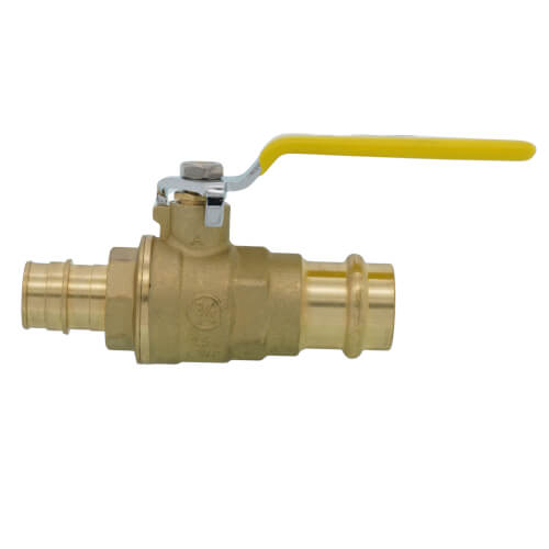 Main product image of 3/4" Expansion PEX x Copper Press Full Port Forged Brass Ball Valve (Lead Free)