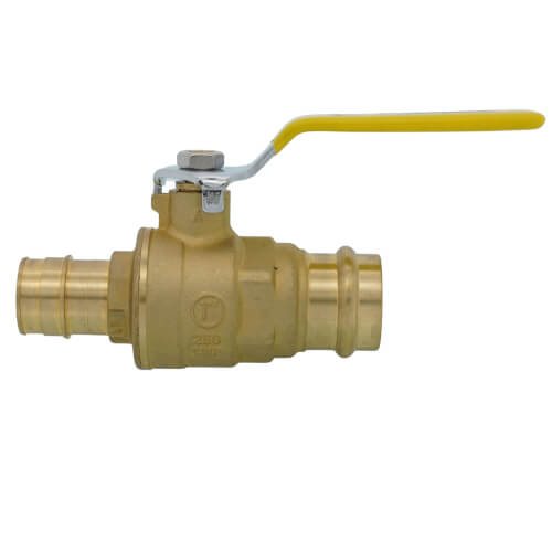 Main product image of 1" Expansion PEX x Copper Press Full Port Forged Brass Ball Valve (Lead Free)