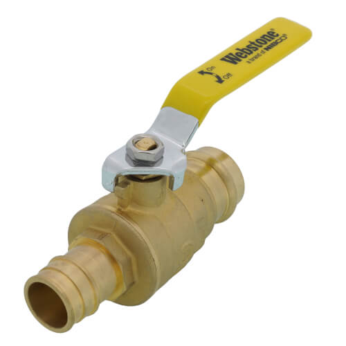 Main product image of 1" Expansion PEX x Copper Press Full Port Forged Brass Ball Valve (Lead Free)