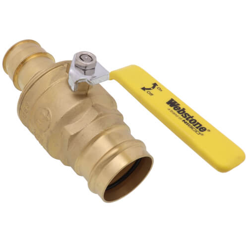 Main product image of 2" Expansion PEX x Copper Press Full Port Forged Brass Ball Valve (Lead Free)