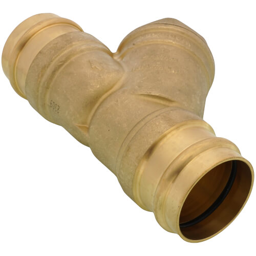 Main product image of 2" Press Forged DZR Brass Y-Strainer (20 MESH) w/ 1/2" Plugged NPT Port