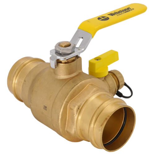 Main product image of 2" Press Full Port Ball Valve w/ Drain & Reversible Handle (Lead Free)