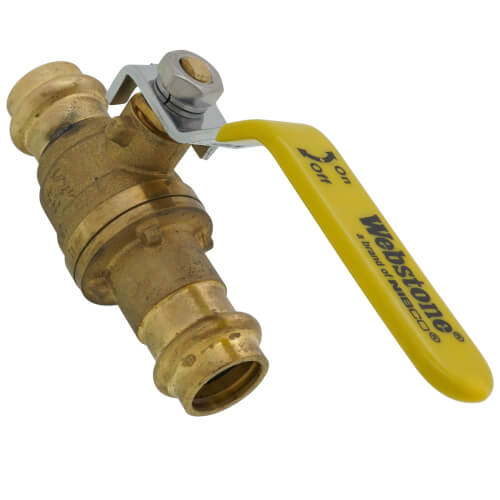 Main product image of 1/2" Press Pro-Pal Ball Check Forged DZR Brass Valve w/ Integrated Spring Check Valve (Lead Free)