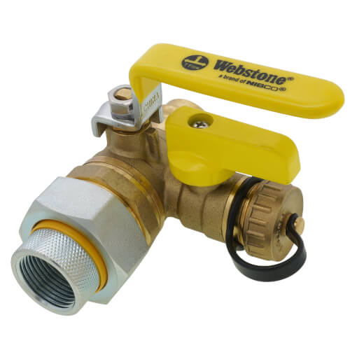 Main product image of 3/4" FIP Union x Press Pro-Pal Dielectric Union Ball Drain Valve (Lead Free)