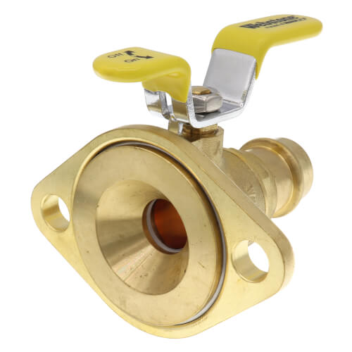 Main product image of 3/4" Press Full Port Forged Brass Uni-Flange Isolator Flange w/ Rotating Flange (Lead Free)