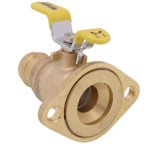 Main product image of 1" Press Full Port Forged Brass Uni-Flange Isolator Flange w/ Rotating Flange