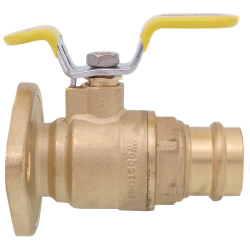 Main product image of 1" Press Full Port Forged Brass Uni-Flange Isolator Flange w/ Rotating Flange