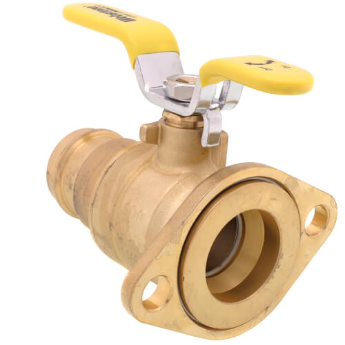 1-1/4" Press Full Port Forged Brass Uni-Flange Isolator Flange w/ Rotating Flange