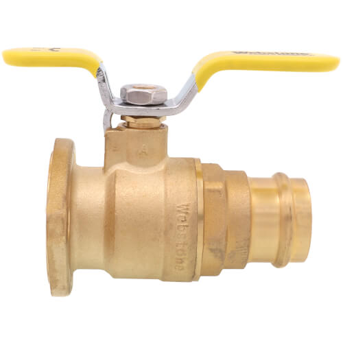 1-1/4" Press Full Port Forged Brass Uni-Flange Isolator Flange w/ Rotating Flange