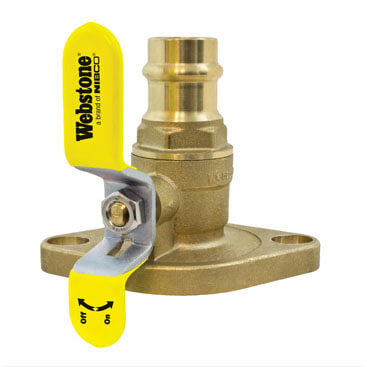 Main product image of 1-1/2" Press High Velocity Full Port Forged Brass Uni-Flange Isolator Flange w/ Rotating Flange (Lead Free)