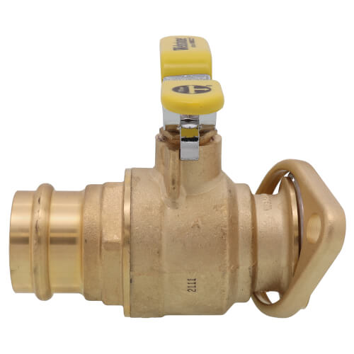 Main product image of 2" Press High Velocity Full Port Brass Uni-Flange Isolator Flange w/ Multi-Function Drain & Rotating Flange (LF)