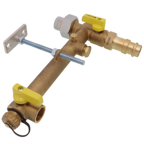Main product image of 3/4" FIP Union x Press Pro-Pal Dielectric Water Heater Supply Valve w/ Expansion Tank Service Ball Valve (Lead Free)