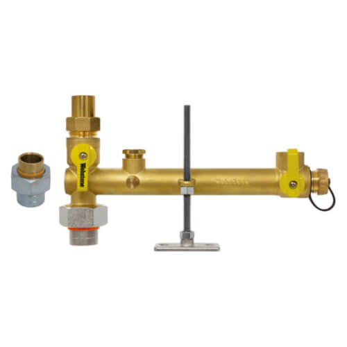 Main product image of 3/4" FIP Union x Press Pro-Pal Water Heater Valve Kit (w/ Dielectric Expansion Tank Service Valve, Dielectric Union)