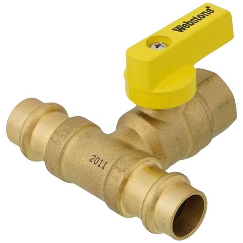 Main product image of 1/2" FIP x Press Full Port T-Valve (LF)