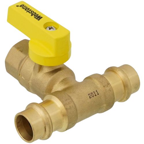 Main product image of 1/2" FIP x Press Full Port T-Valve (LF)