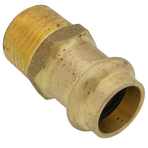 Main product image of 1/2" Copper Press x MIP DZR Brass Transition Adapter (Lead Free)