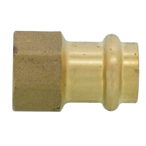 Main product image of 1/2" Copper Press x FIP DZR Brass Transition Adapter (Lead Free)