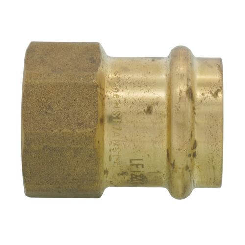 Main product image of 1" Copper Press x FIP DZR Brass Transition Adapter (Lead Free)