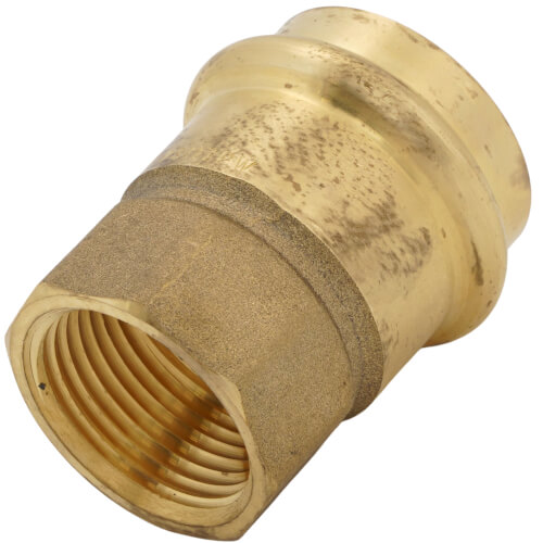 Main product image of 1" Copper Press x 3/4" FIP DZR Brass Transition Adapter (Lead Free)