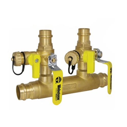 Main product image of Hydro-Core 1" x 1" Double Ball Drain Manifold