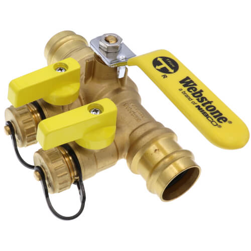 Main product image of 1" Press Full Port Purge & Fill Ball Valve