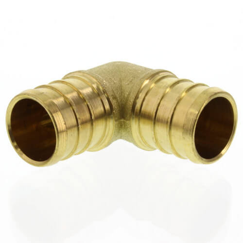 3/4" PEX x 3/4" PEX Brass Elbow (Lead Free)