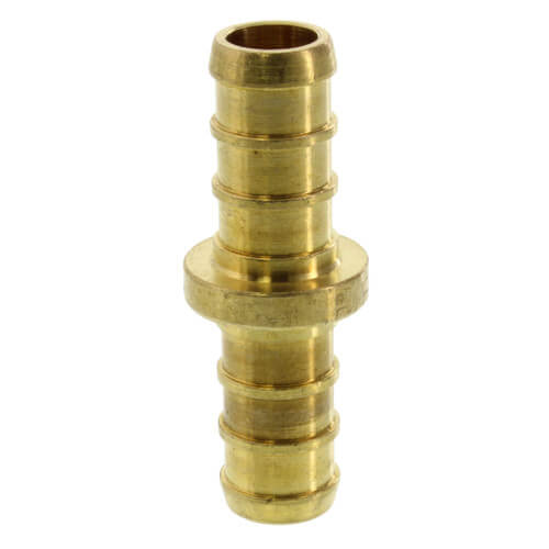 3/8" PEX x 3/8" PEX Brass Coupling (Lead Free)