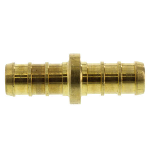 3/8" PEX x 3/8" PEX Brass Coupling (Lead Free)
