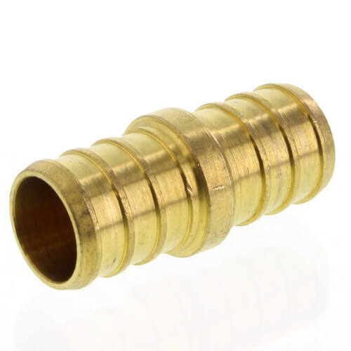 5/8" PEX x 5/8" PEX Brass Coupling (Lead Free)