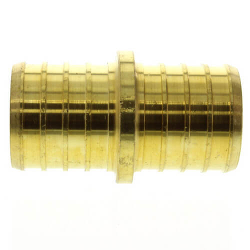 1" PEX x 1" PEX Brass Coupling (Lead Free)