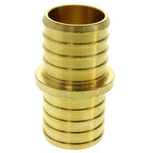 1" PEX x 1" PEX Brass Coupling (Lead Free)