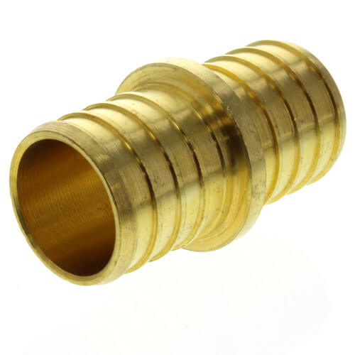 1" PEX x 1" PEX Brass Coupling (Lead Free)