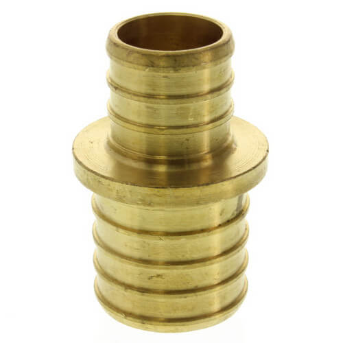 3/4" PEX x 1" PEX Brass Coupling (Lead Free)