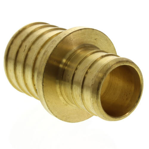 3/4" PEX x 1" PEX Brass Coupling (Lead Free)