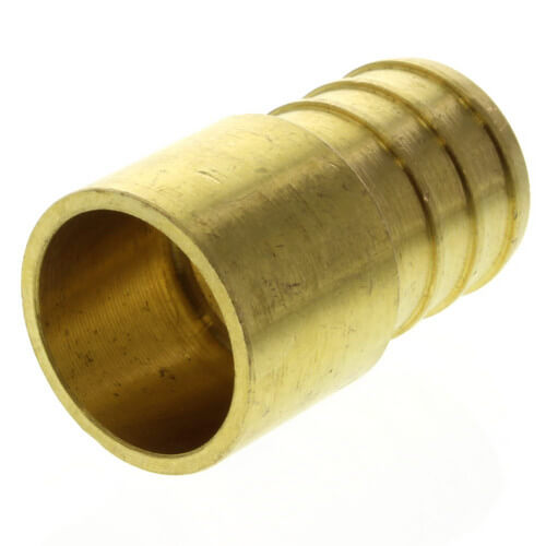 3/4" PEX x 1/2" Copper Pipe Brass Adapter (Lead Free)