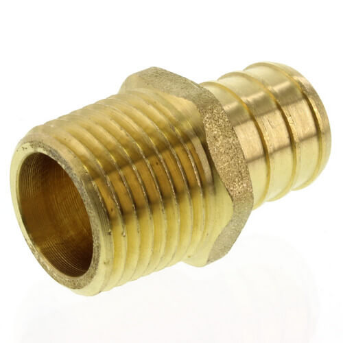 Raccordo Crimpare 5/8 Pex 1/2 Npt Adattatore Filettato NPT Maschio 5/8 PEX X 1/2 - Raccordo In Ottone Per Crimpatura, Per Impianti Idraulici Ricambi Idraulici Senza Marca