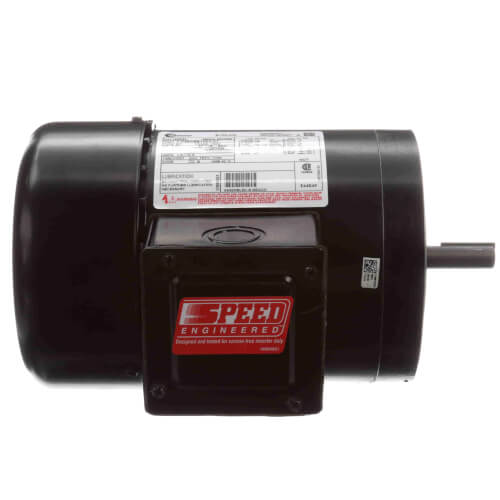 Main product image of 1/2 HP 200-230/460v 2 Speed General Purpose Motor, 3 PH, 1725/1425 RPM, 56C Frame, TEFC