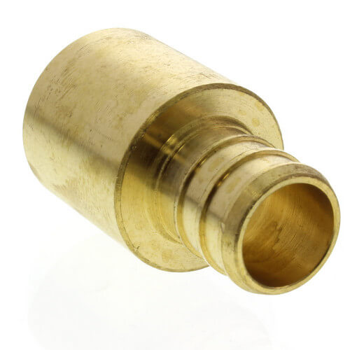 Main product image of 1/2" PEX x 3/4" Copper Fitting Brass Adapter (Lead Free)